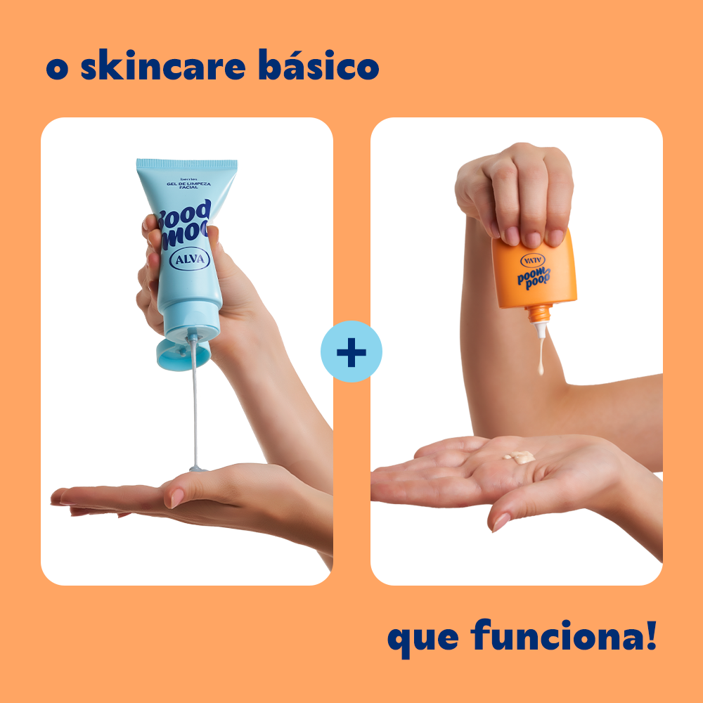 kit skincare no seu tempo