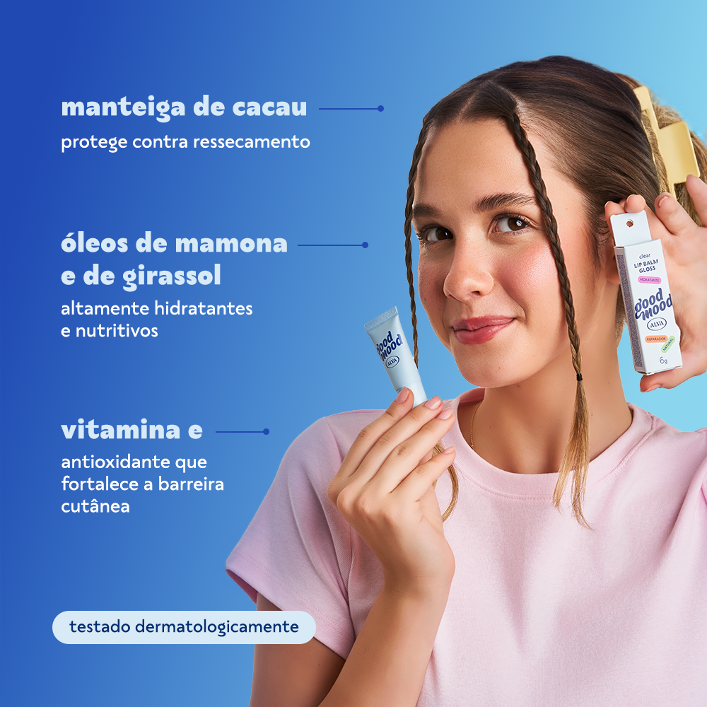 lip balm gloss clear 6g