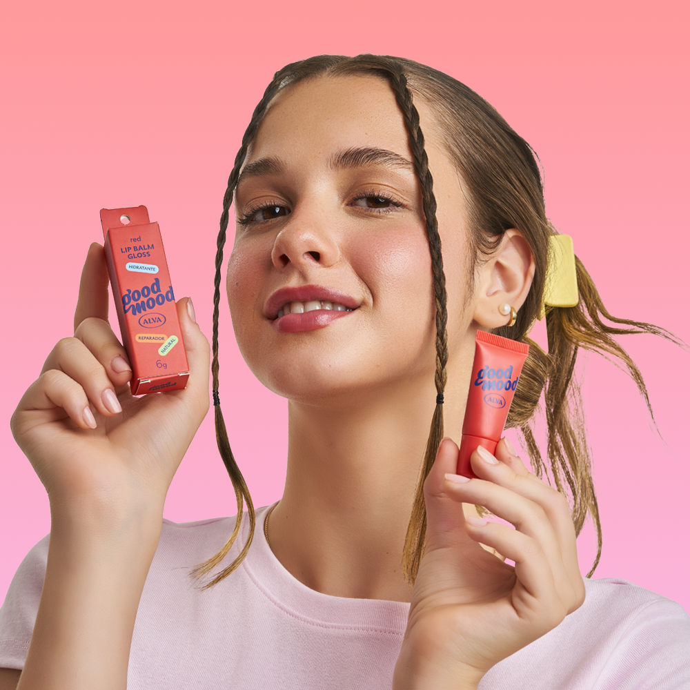 lip balm gloss red 6g