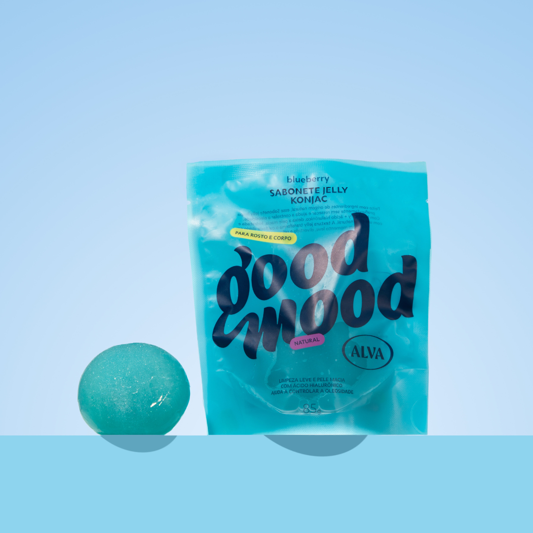 Sabonete Jelly Konjac Blueberry Good Mood 85g