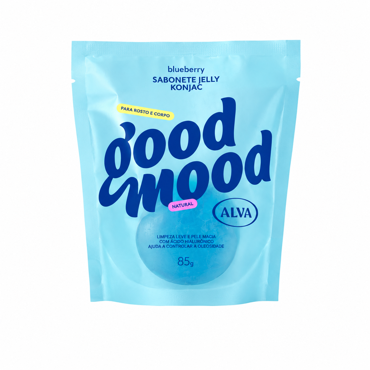 Sabonete Jelly Konjac Blueberry Good Mood 85g